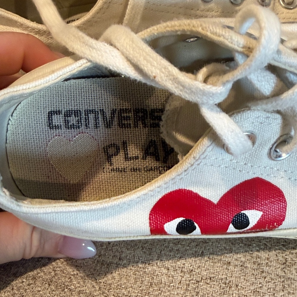 Converse Chuck Taylor x Comme des Garcons Play M5/ W 7 see photos - Picture 16 of 16